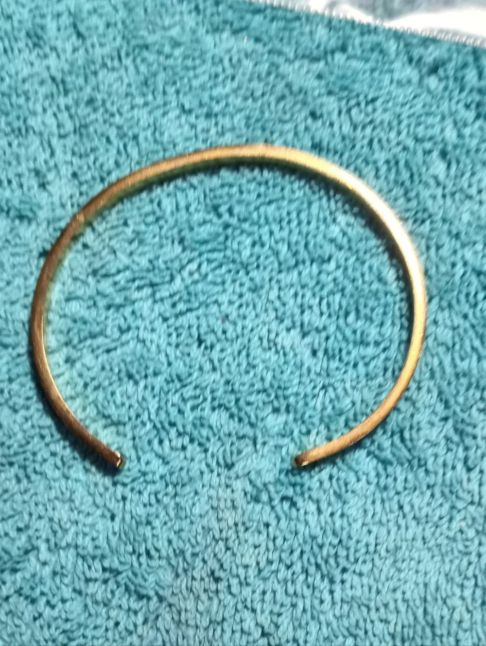 MantraBand Gold-Tone Cuff Bracelet with Script Accent - Love - Figure 8